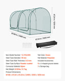 Kitchen Scales: VEVOR Crop Cage, 2.48 x 1.2 x 1.2 m Plant Protection Tent with Zippered Door, Wind-Resistant Tall Crop Cage, Easy to Install, Outdoor Raised Bed Cover with Frame, Plant Netting for Garden Patio Lawn