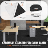 Flooring: VEVOR Carpet Tiles Peel and Stick, 24” x 24” Squares Self Adhesive Carpet Floor Tile, Soft Padded Carpet Tiles, Easy Install DIY for Bedroom Living Room Indoor Outdoor (15Tiles, Carbon Black)