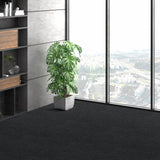 Flooring: VEVOR Carpet Tiles Peel and Stick, 24” x 24” Squares Self Adhesive Carpet Floor Tile, Soft Padded Carpet Tiles, Easy Install DIY for Bedroom Living Room Indoor Outdoor (15Tiles, Carbon Black)