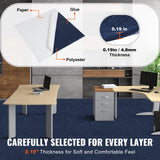 Flooring: VEVOR Carpet Tiles Peel and Stick, Squares Self Adhesive Carpet Floor Tile, Soft Padded Carpet Tiles, Easy Install DIY for Bedroom Living Room Indoor Outdoor (15Tiles, Dark Blue)