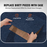 Flooring: VEVOR Carpet Tiles Peel and Stick, Squares Self Adhesive Carpet Floor Tile, Soft Padded Carpet Tiles, Easy Install DIY for Bedroom Living Room Indoor Outdoor (15Tiles, Dark Blue)