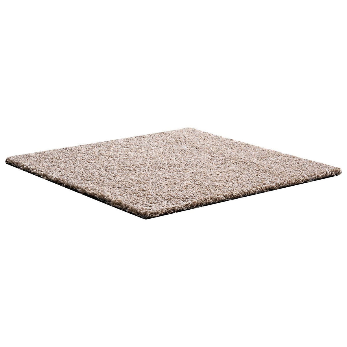 Carpet Tiles 457x457 mm, 10 Pack Carpet Square Rug Detachable & Damage-free, Self Adhesive Home Floor Soft Plush Padded for 2.1㎡ Coverage, Easy DIY for Living Room & Bedroom, Light Brown