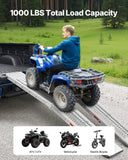 Automotive Loading Ramps: VEVOR Steel Ramps, 1000 lbs, 2Pcs Heavy-duty Ramps with Wider Ramp Surface, Universal Stable Loading Ramp with Handles, Fit for ATV, UTV, Motorcycle, Electric Bicycle, etc.