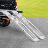 Automotive Loading Ramps: VEVOR Steel Ramps, 1000 lbs, 2Pcs Heavy-duty Ramps with Wider Ramp Surface, Universal Stable Loading Ramp with Handles, Fit for ATV, UTV, Motorcycle, Electric Bicycle, etc.