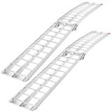 Automotive Loading Ramps: VEVOR Aluminum Ramp 1500 LBS Foldable Loading Ramps for Pickup Trucks Bed 2 PCS