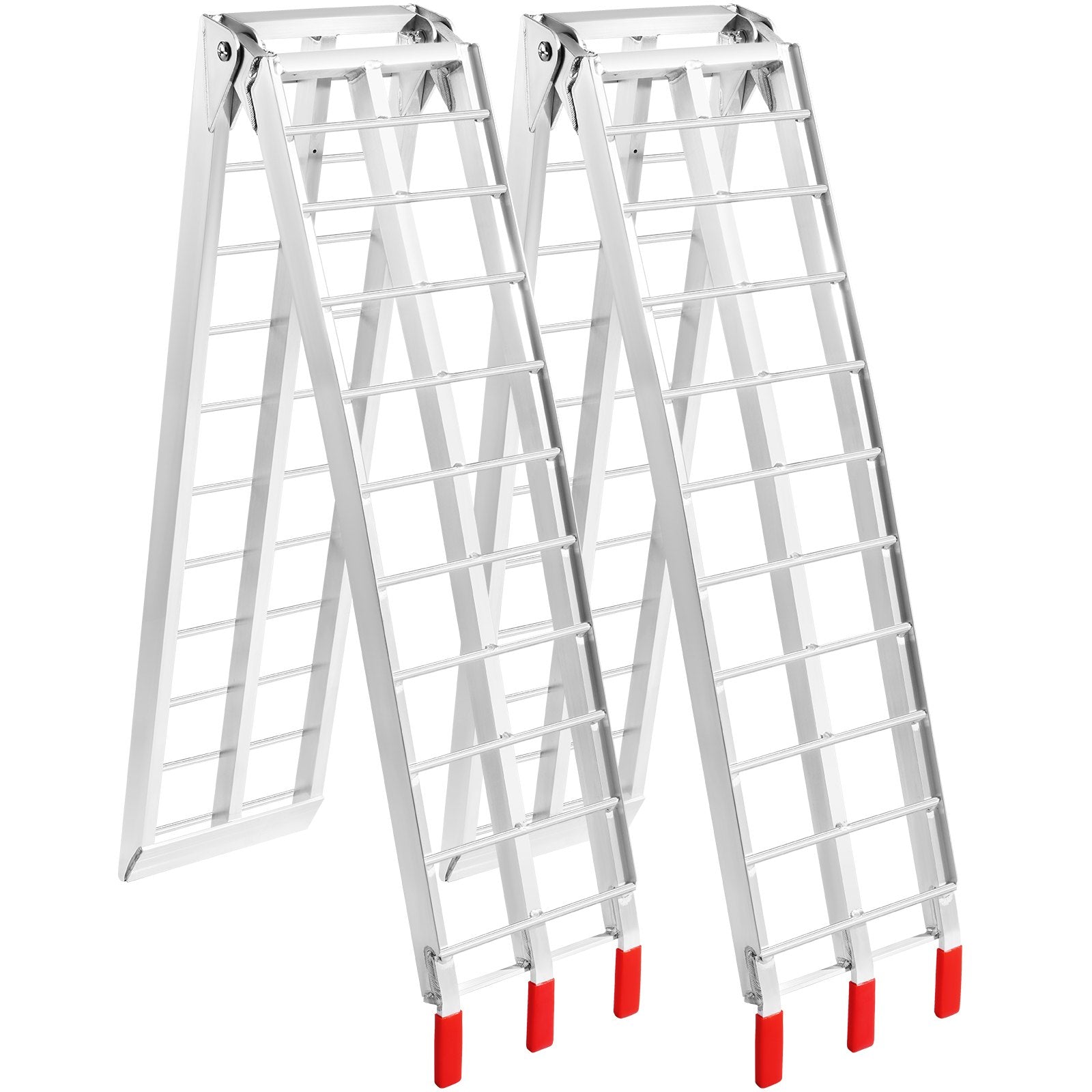 Automotive Loading Ramps: VEVOR Aluminum Ramp 1500 LBS Foldable Loading Ramps for Pickup Trucks Bed 2 PCS