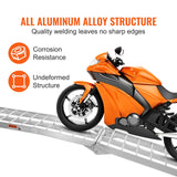 Automotive Loading Ramps: VEVOR Aluminum Ramp 750 LBS Foldable Loading Ramps for Pickup Trucks Bed 1 Piece