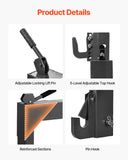 Automotive Parts: VEVOR 3-Point Quick Hitch with 2 in Receiver, 3000 Lbs Lift Capacity, 3-Pt Hitch with 5 Level Adjustable Bolt, Adaptation to Category 1 & 2 Tractor, Heavy Duty 3 Point Attachments, Black