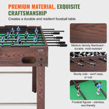 Basketball & Basketball Accessories: VEVOR Foosball Table, 48 inch Standard Size Foosball Table, Indoor Full Size Foosball Table for Home, Family, and Game Room, Soccer with Foosball Table Set, Includes 2 Balls and 2 Cup Holders