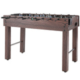 Basketball & Basketball Accessories: VEVOR Foosball Table, 48 inch Standard Size Foosball Table, Indoor Full Size Foosball Table for Home, Family, and Game Room, Soccer with Foosball Table Set, Includes 2 Balls and 2 Cup Holders
