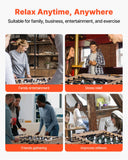 Table Tennis: VEVOR 140 cm Foosball Soccer Game Table Standard Size Foosball Table for Home