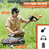 Metal Detectors: VEVOR Metal Detector for Adults & Kids, 8", Professional Adjustable Higher Accuracy Gold Detector, IP68 Waterproof Coil with LCD Display Advanced DSP Chip, for Detecting Gold Coin Treasure Hunting