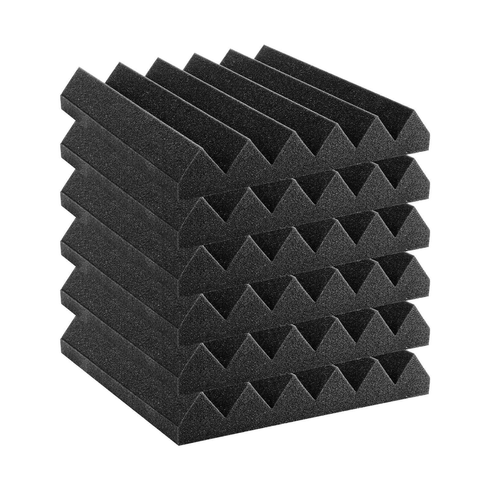 Audio Accessories: VEVOR Acoustic Foam Panels 24 Pack 12 x 12 x 2 in Adhesive for Wall Ceiling