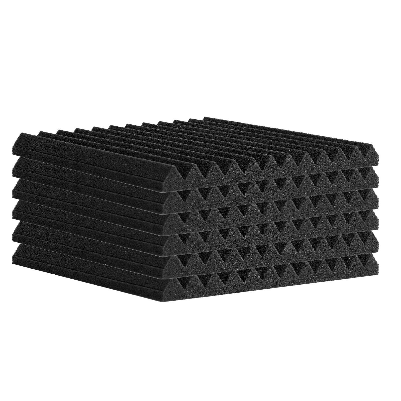 Audio Accessories: VEVOR Acoustic Foam Panels 48 Pack 12 x 12 x 1 in Adhesive for Wall Ceiling