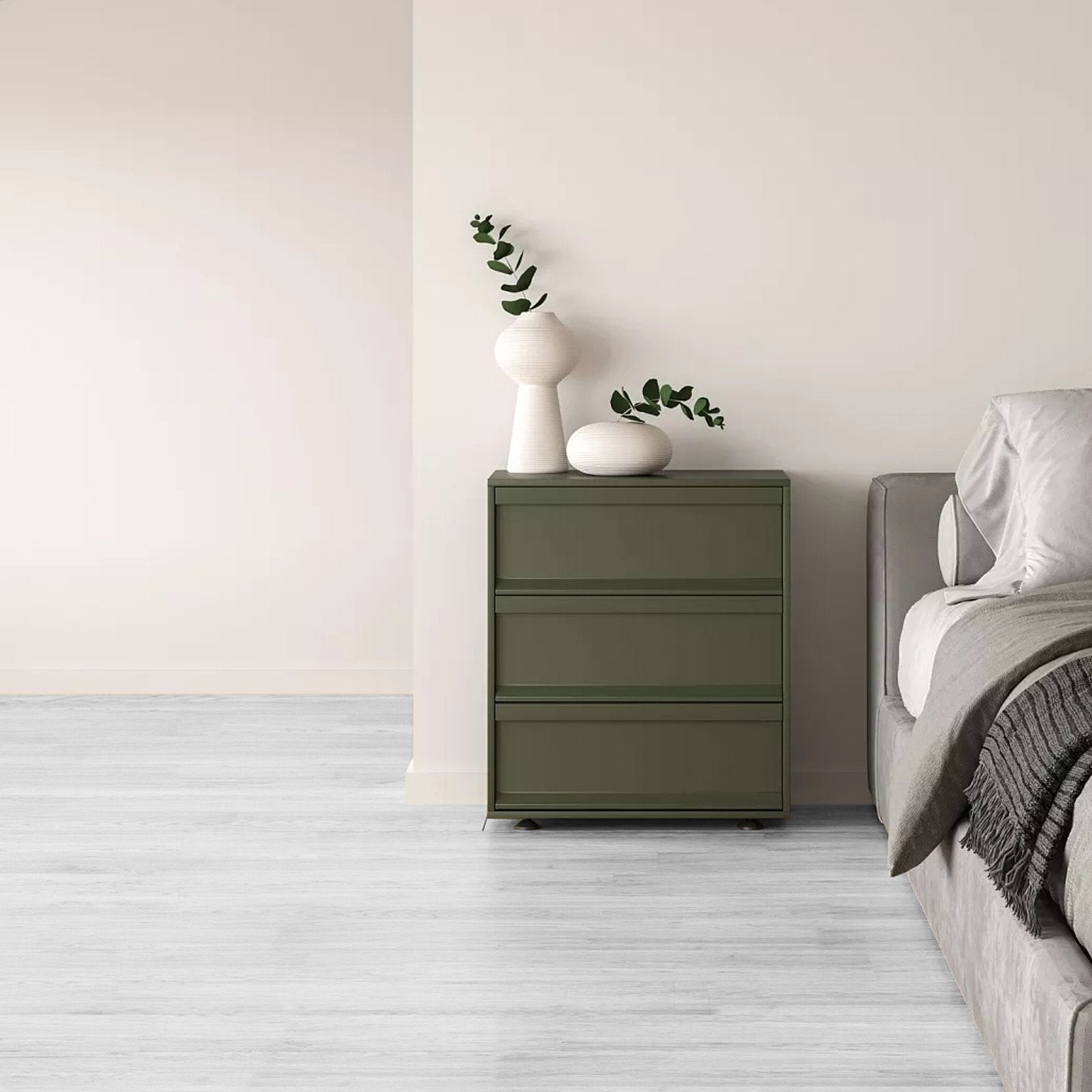 Flooring: VEVOR Self Adhesive Vinyl Floor Tiles 36 x 6 inch, 36 Tiles 2.5mm Thick Peel & Stick, Light Gray Wood Grain DIY Flooring for Kitchen, Dining Room, Bedrooms & Bathrooms, Easy for Home Decor
