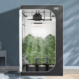 Greenhouses & Accessories: VEVOR Grow Tent 48 x 48 x 80 in Indoor Growing Tent Hydroponic Window Door Tray