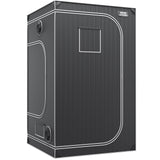 Greenhouses & Accessories: VEVOR Grow Tent 48 x 48 x 80 in Indoor Growing Tent Hydroponic Window Door Tray