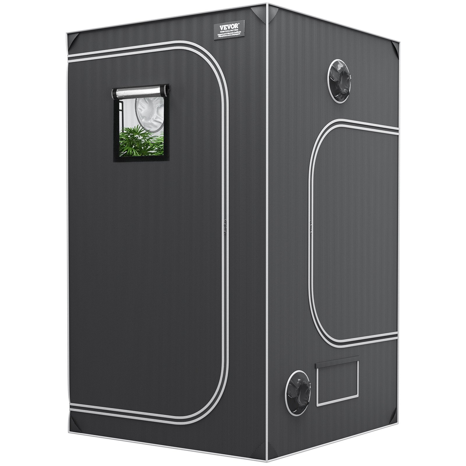 Grow Tent 48 x 48 x 80 in Indoor Growing Tent Hydroponic Window Door Tray