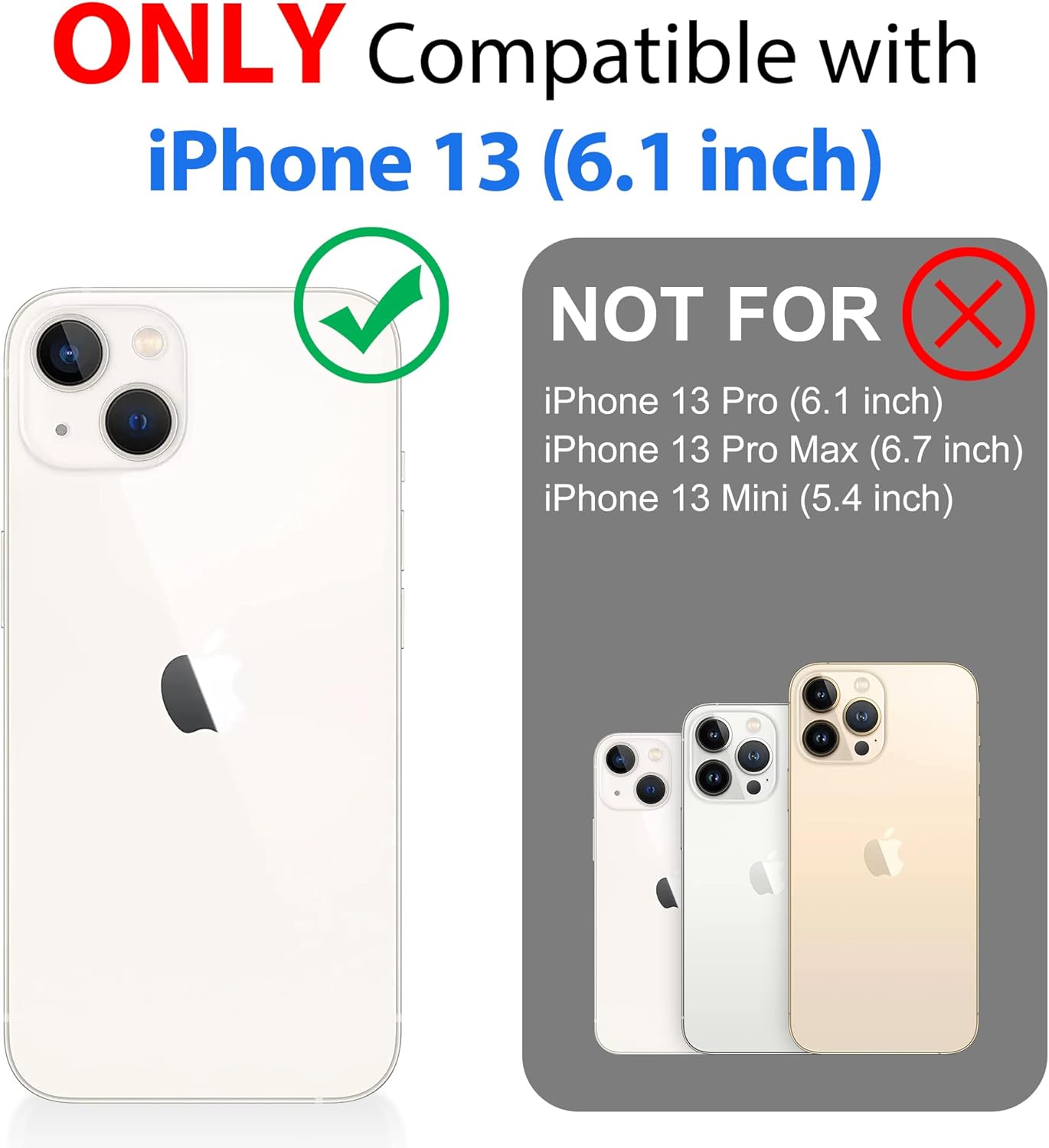 Phone Cases & Screen Protectors: iPhone 13 Waterproof Shockproof Case