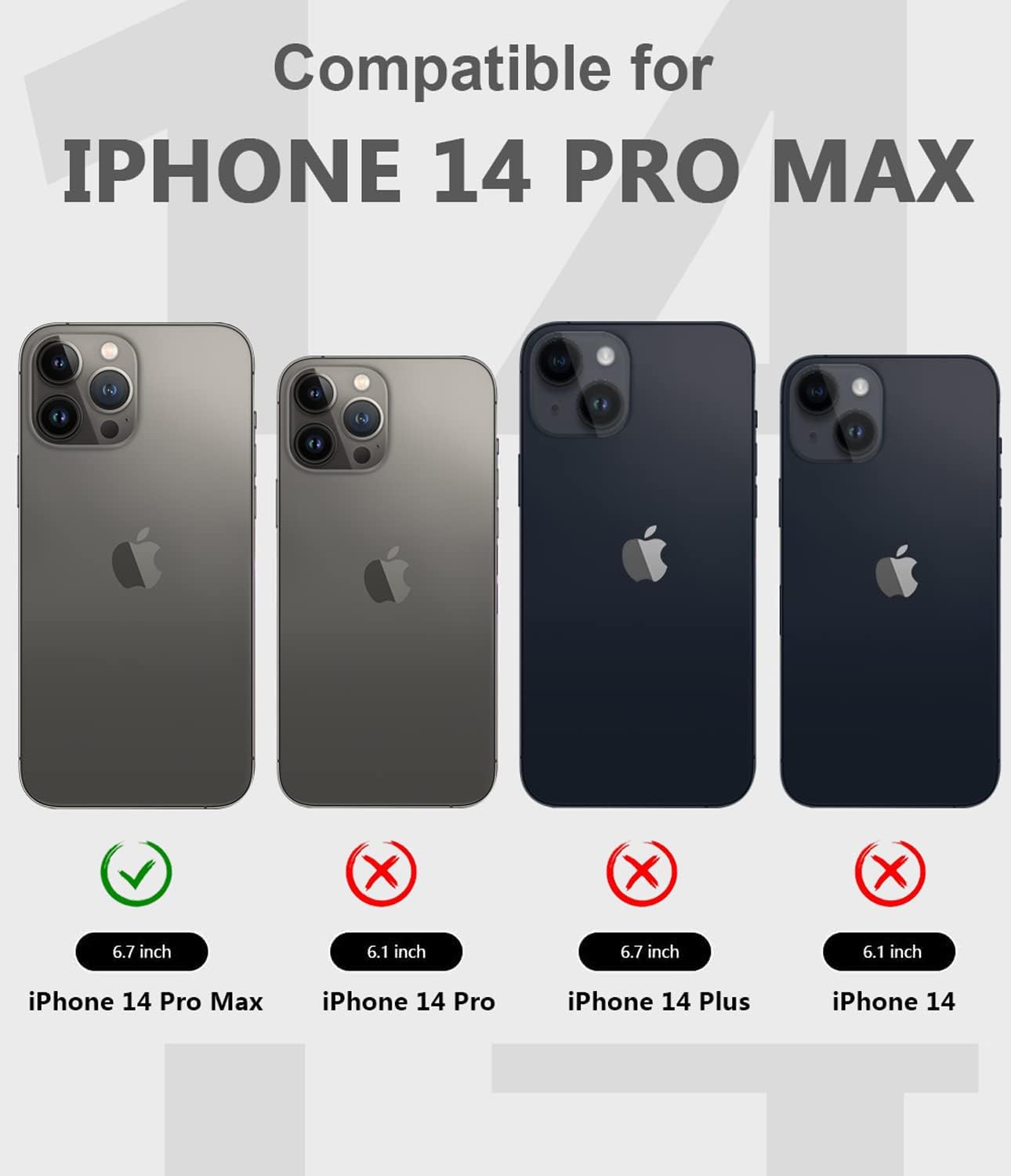 Phone Cases & Screen Protectors: iPhone 14 Pro Max Waterproof Case