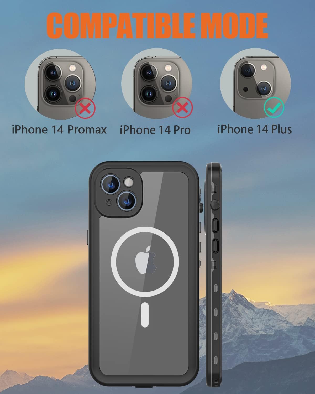 Phone Cases & Screen Protectors: iPhone 14 Plus Waterproof Case