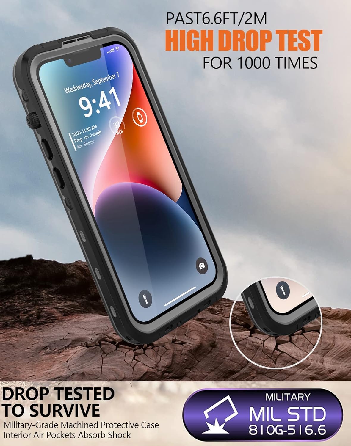 Phone Cases & Screen Protectors: iPhone 14 Waterproof Case