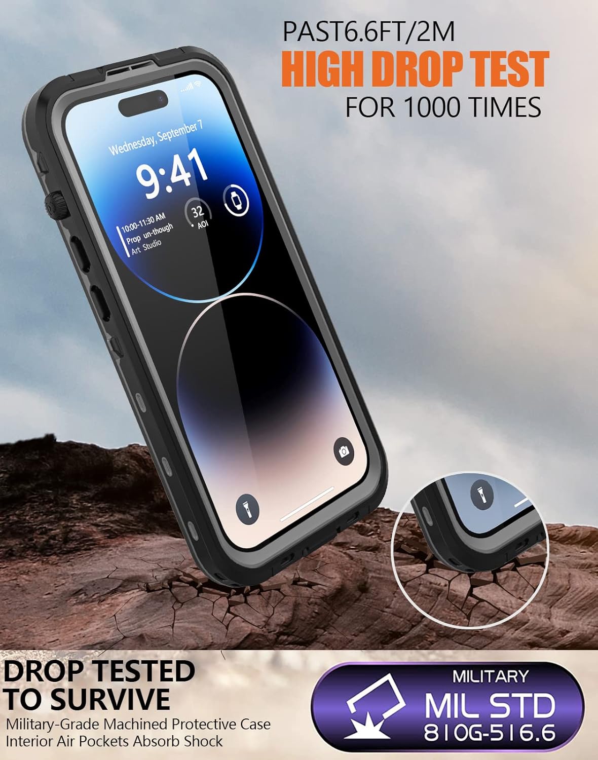 Phone Cases & Screen Protectors: iPhone 14 Pro Waterproof Case