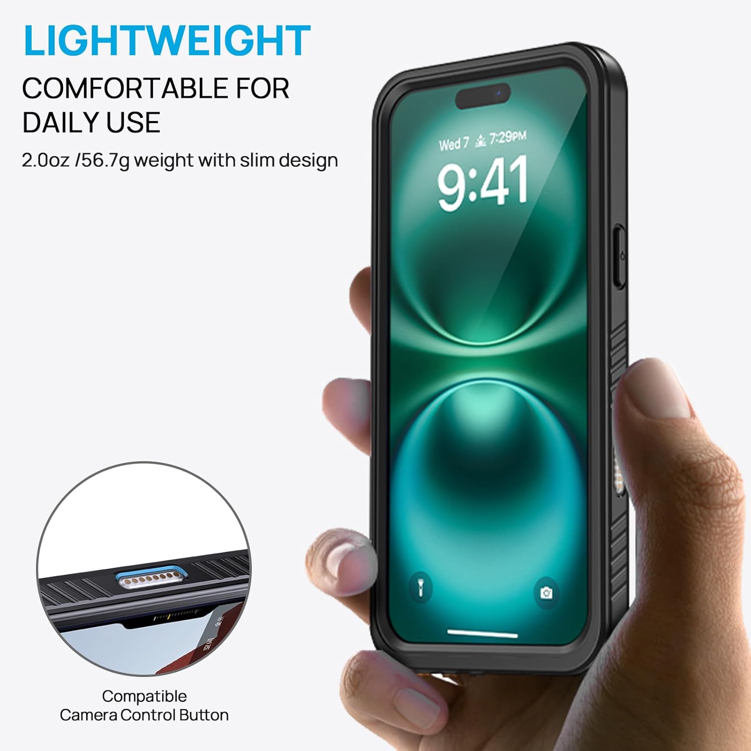 Phone Cases & Screen Protectors: iPhone 16 Pro Waterproof Case