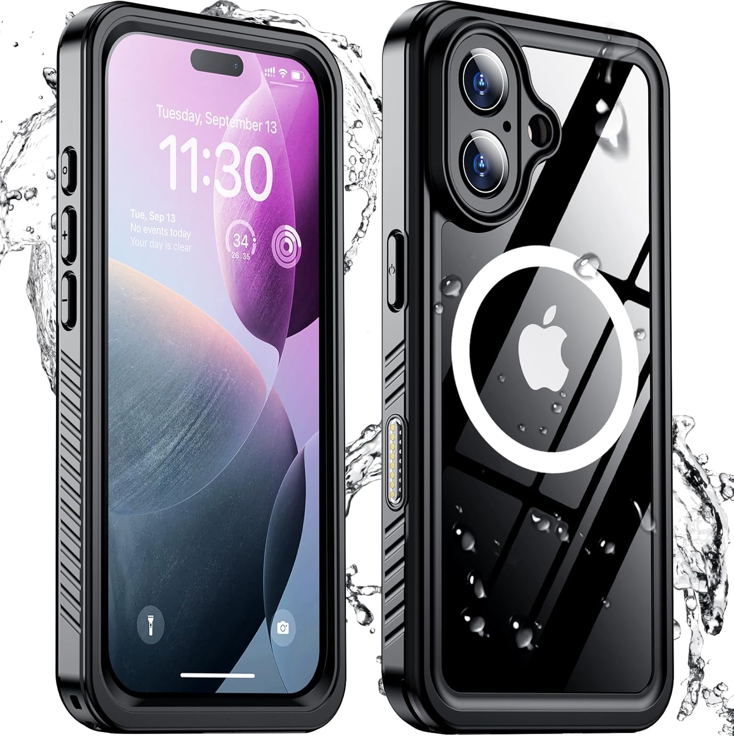 Phone Cases & Screen Protectors: iPhone 16 Plus Waterproof Case