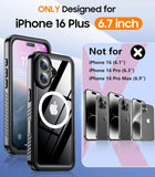 Phone Cases & Screen Protectors: iPhone 16 Plus Waterproof Case