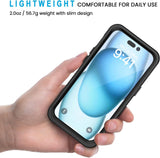 Phone Cases & Screen Protectors: iPhone 15 Waterproof Shockproof Case