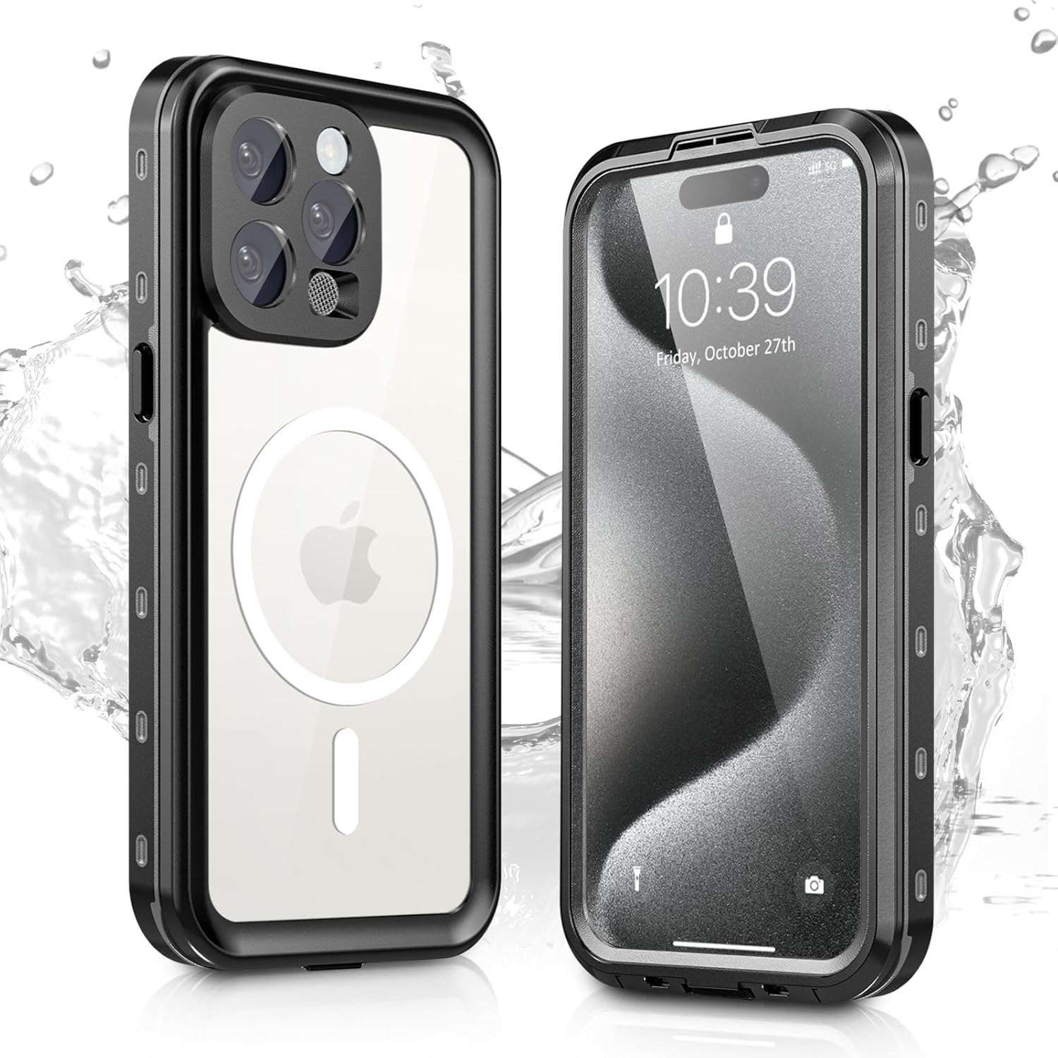 Phone Cases & Screen Protectors: iPhone 15 Pro Waterproof Case