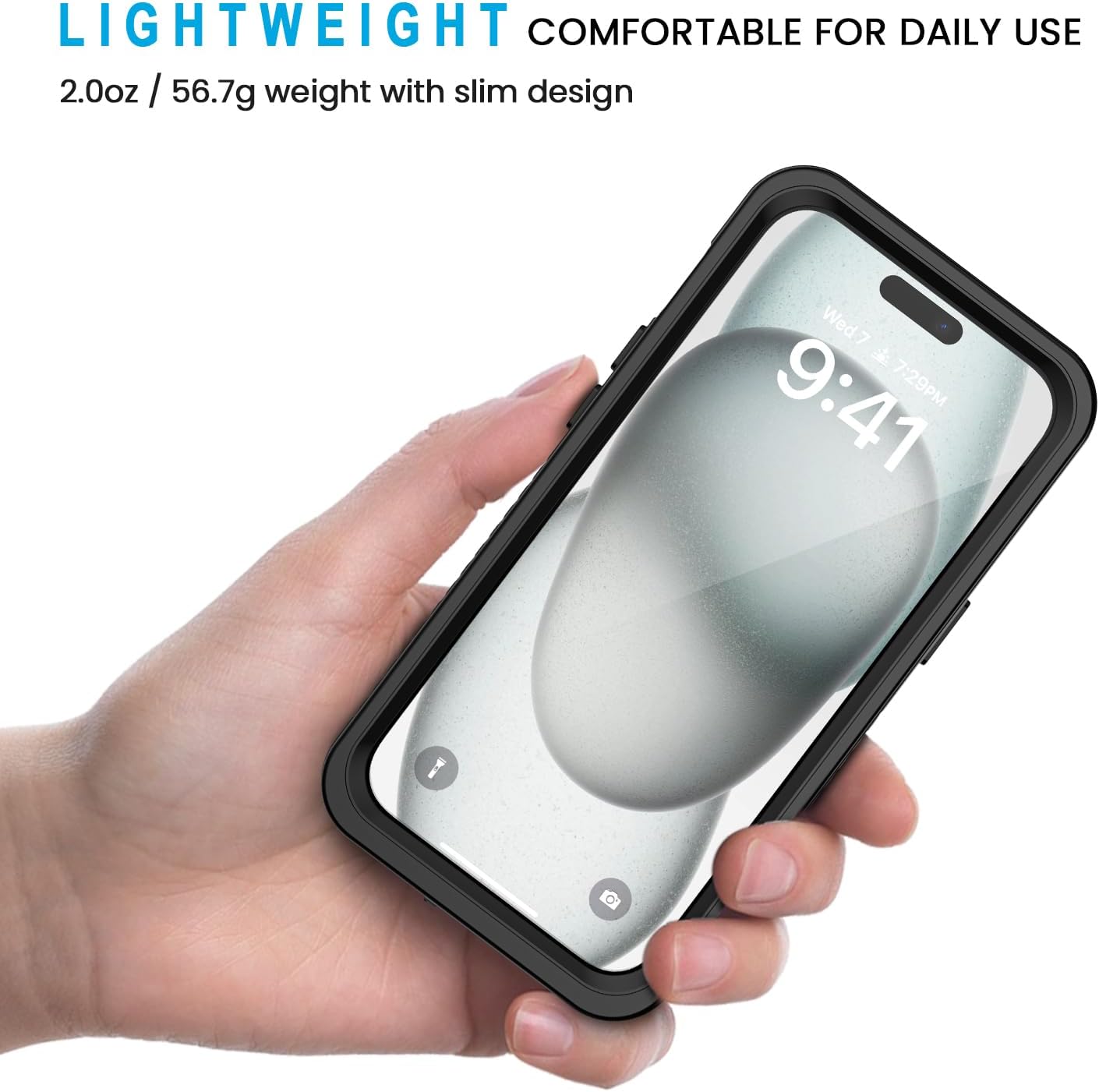 Phone Cases & Screen Protectors: iPhone 15 Plus Waterproof Case