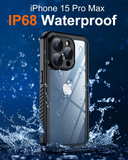 Phone Cases & Screen Protectors: iPhone 15 Pro Max Waterproof Case