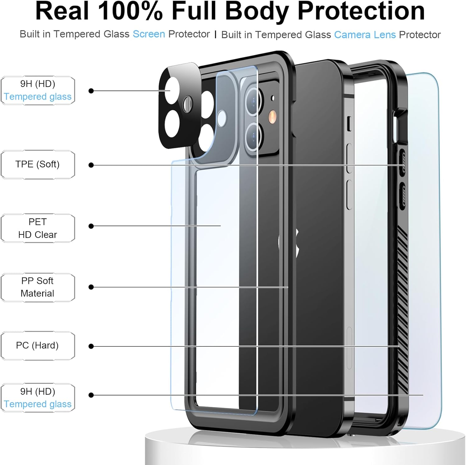 Phone Cases & Screen Protectors: iPhone 12 Waterproof Case