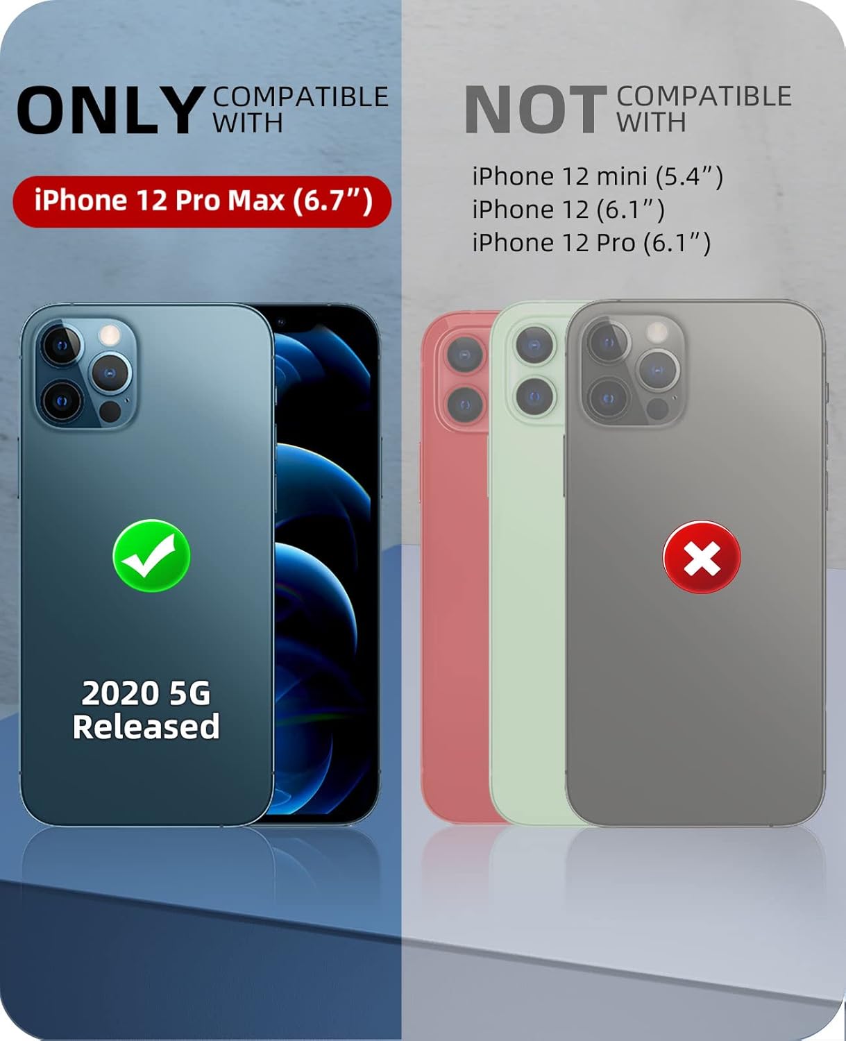 Phone Cases & Screen Protectors: iPhone 12 Pro Max Waterproof Case