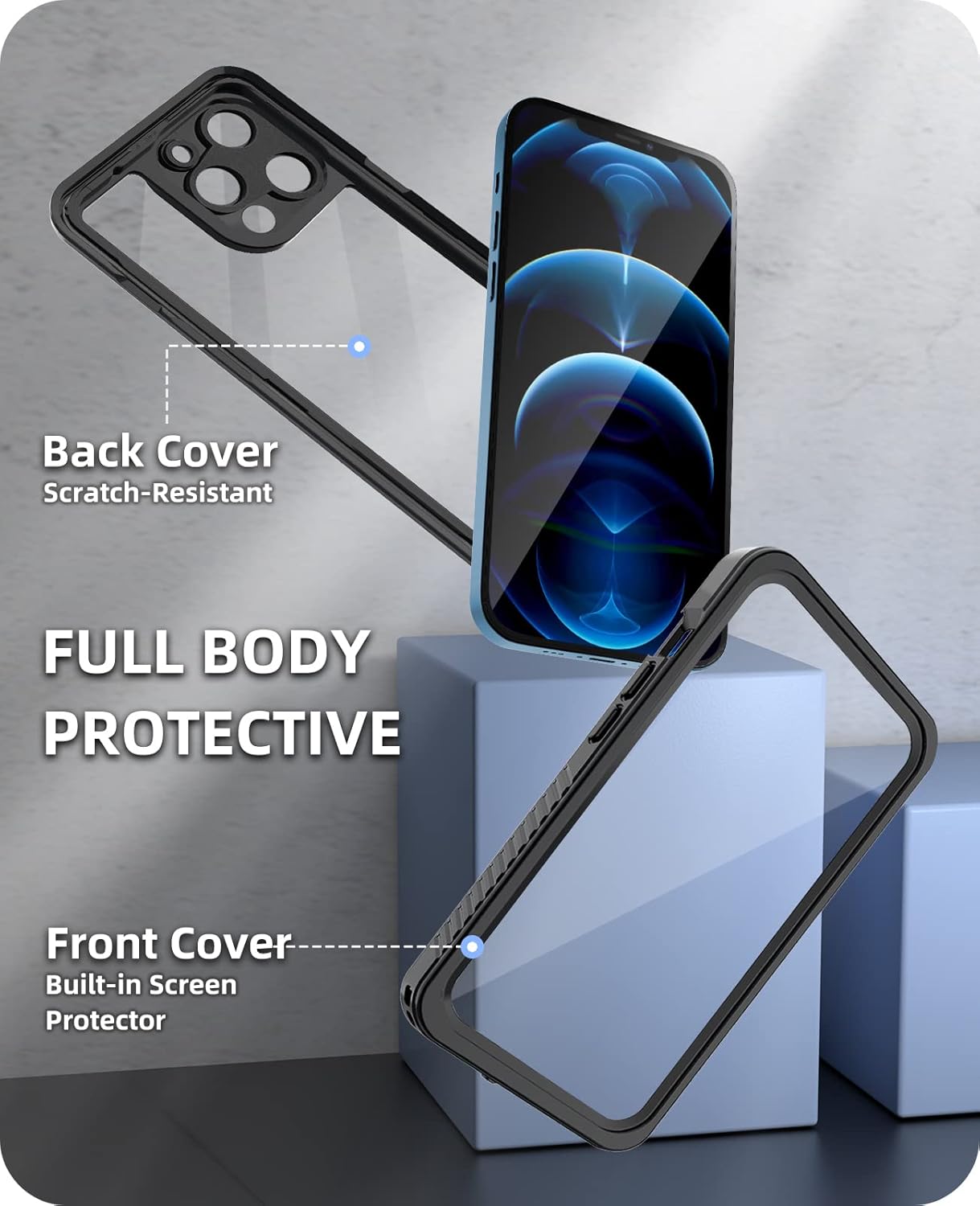 Phone Cases & Screen Protectors: iPhone 12 Pro Max Waterproof Case