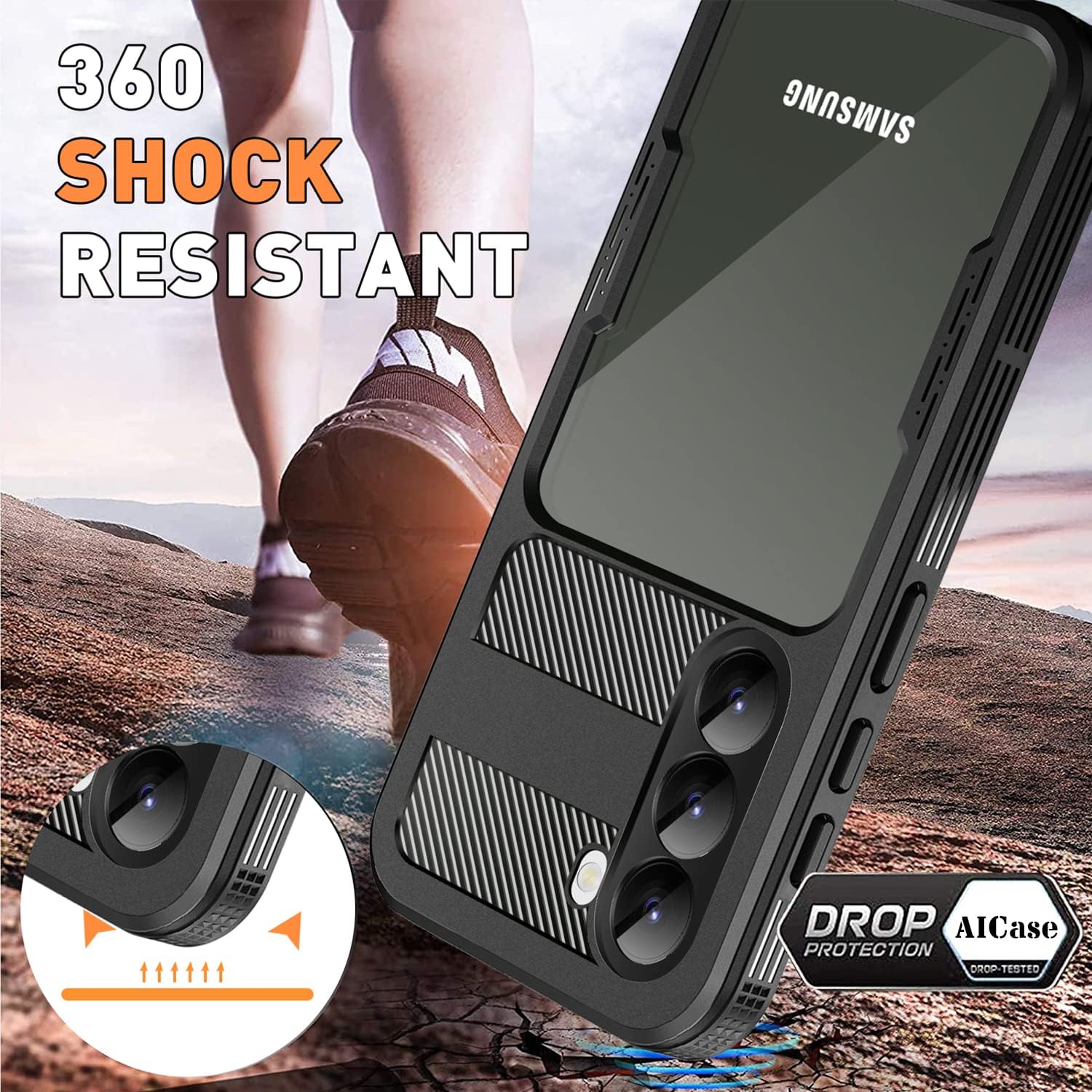 Phone Cases & Screen Protectors: Samsung Galaxy S23 Waterproof Case