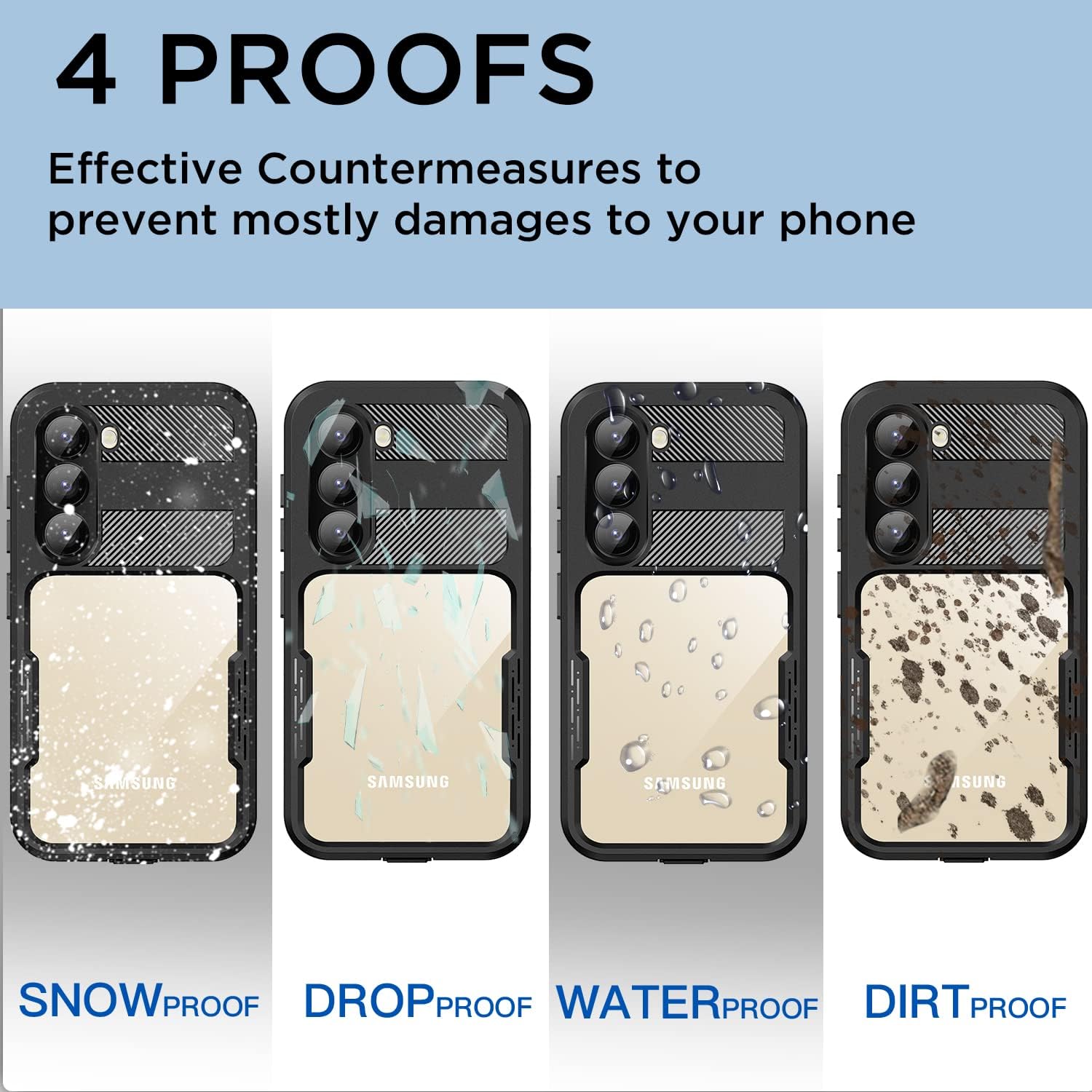 Camera Accessories: Samsung Galaxy S23 Plus Case Waterproof