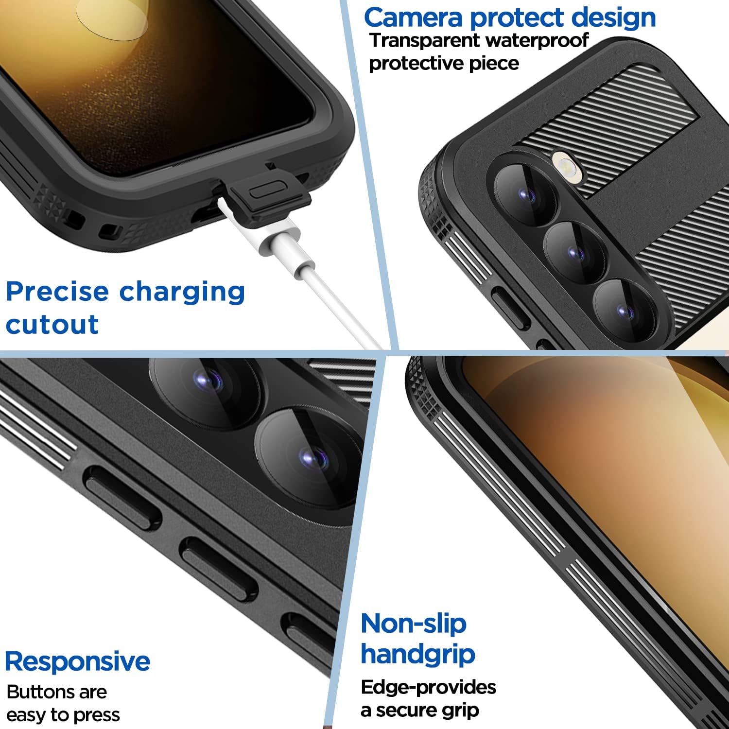 Camera Accessories: Samsung Galaxy S23 Plus Case Waterproof