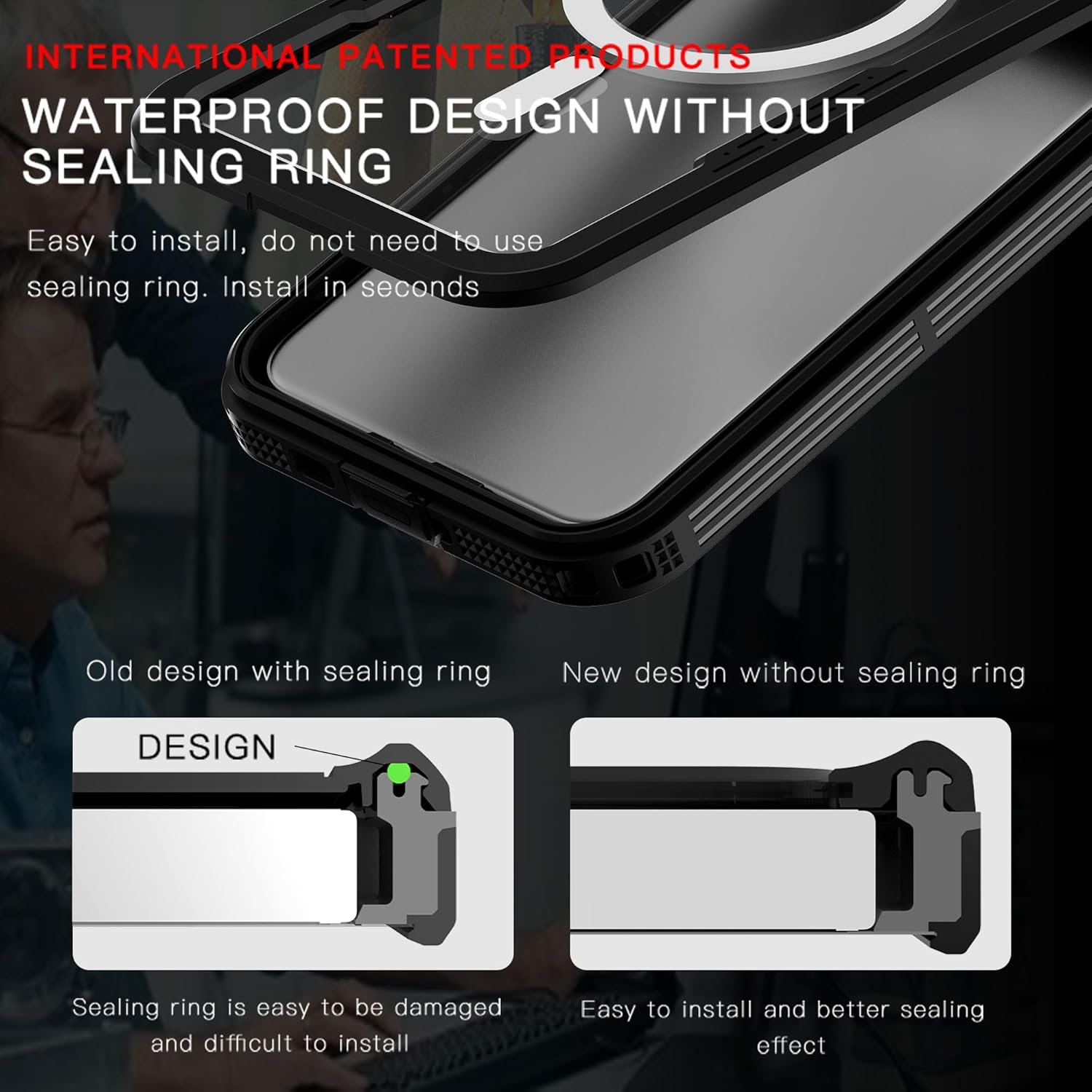 Phone Cases & Screen Protectors: Samsung Galaxy S25 Case Waterproof