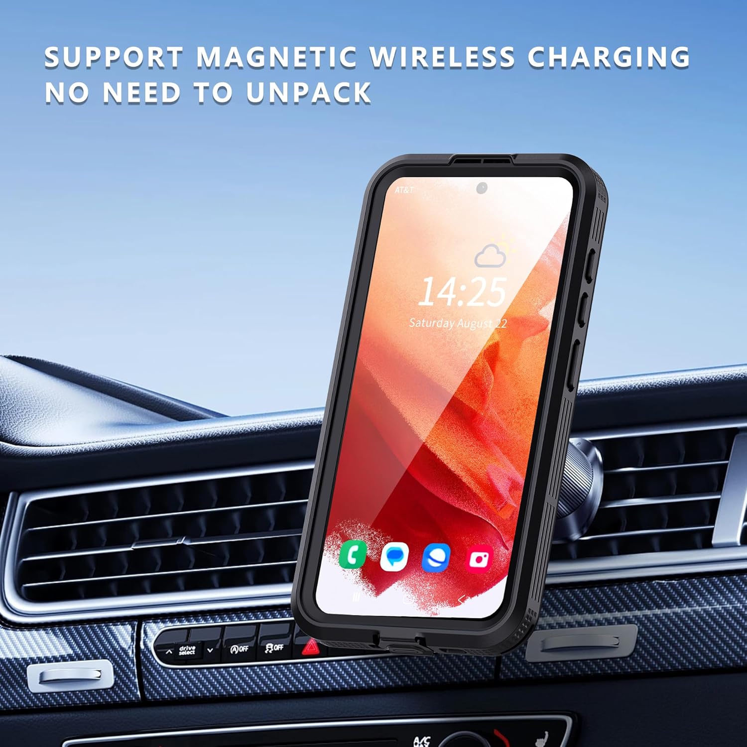 Phone Cases & Screen Protectors: Samsung Galaxy S25 Case Waterproof