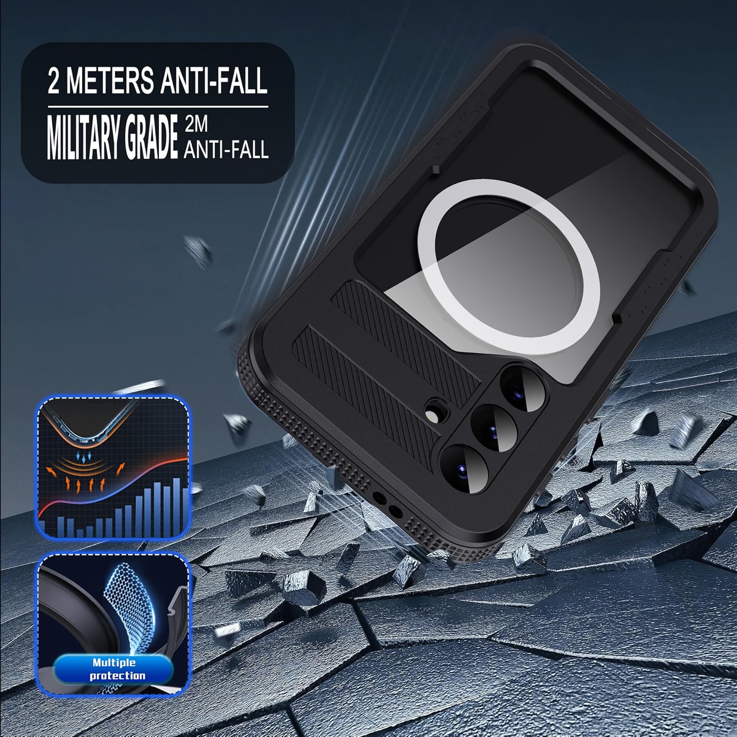Phone Cases & Screen Protectors: Samsung Galaxy S25 Case Waterproof