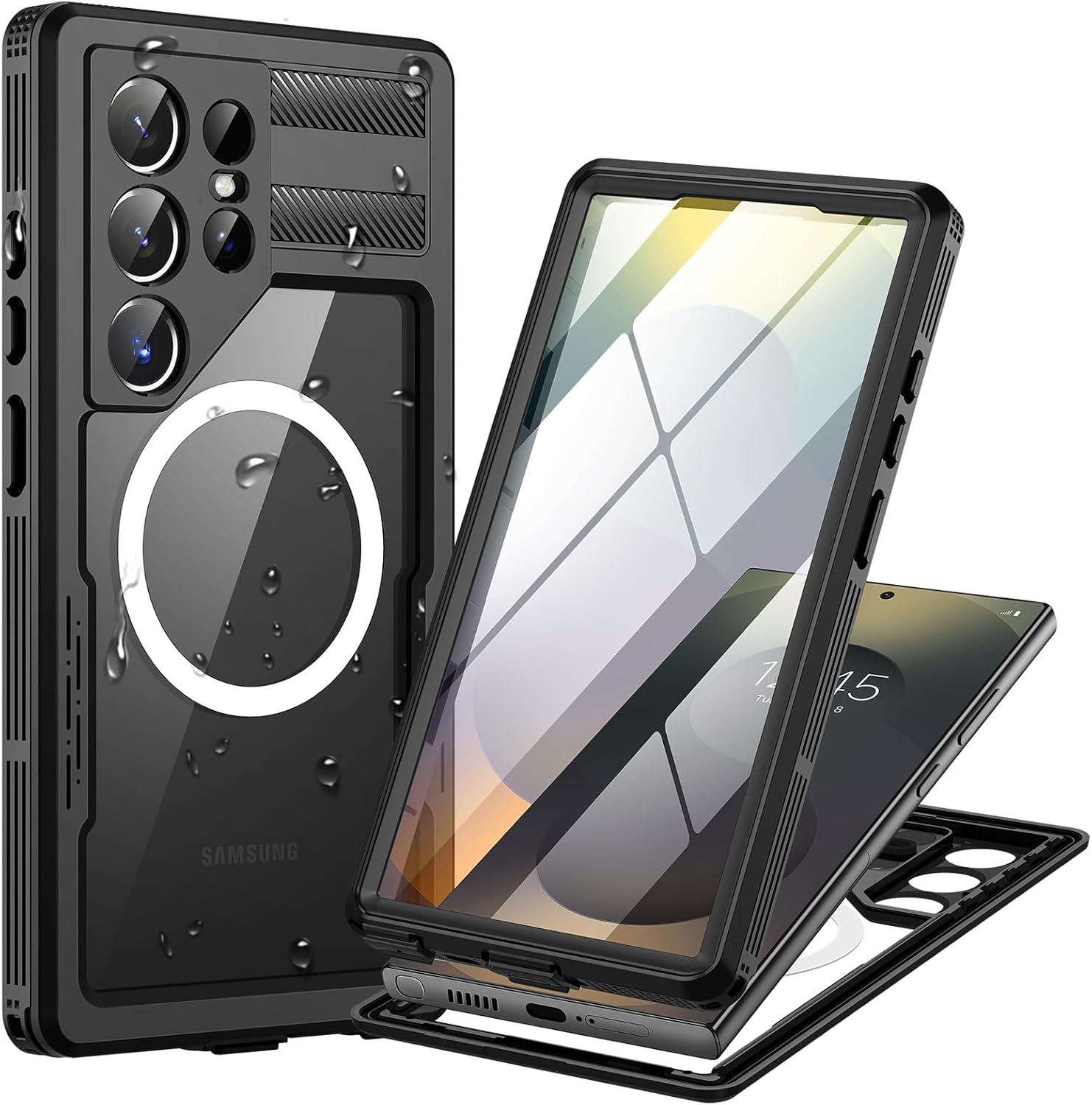 Phone Cases & Screen Protectors: Samsung Galaxy S25 Ultra Case Waterproof
