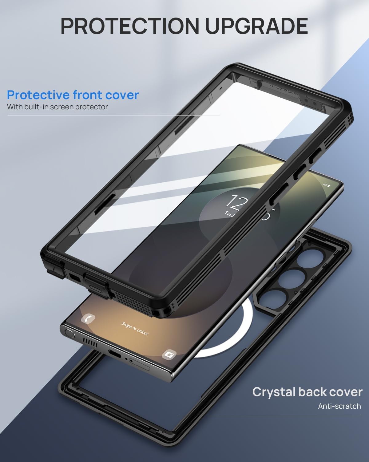 Phone Cases & Screen Protectors: Samsung Galaxy S25 Ultra Case Waterproof
