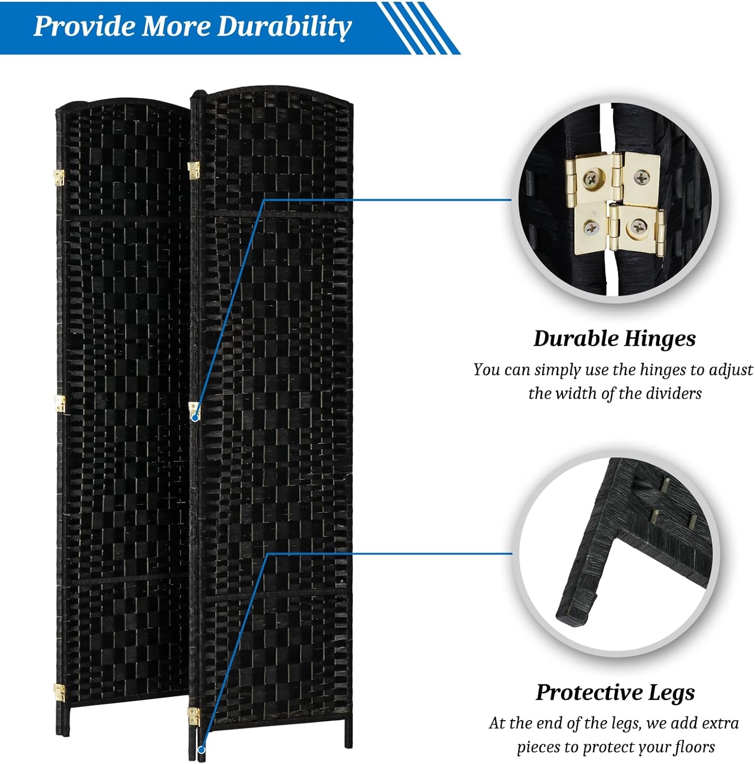 Room Dividers: Folding Room Divider Screen  Stylish Home Partition