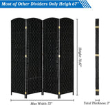 Room Dividers: Folding Room Divider Screen  Stylish Home Partition