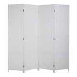Room Dividers: 4-Panel Folding Room Divider  Privacy Screen Partition
