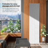 Room Dividers: 4-Panel Folding Room Divider  Privacy Screen Partition