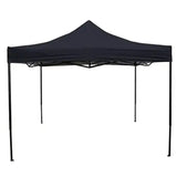 Canopies & Gazebos: Portable Water-Resistant Gazebo 2x2 M - Black / Without Sidewalls